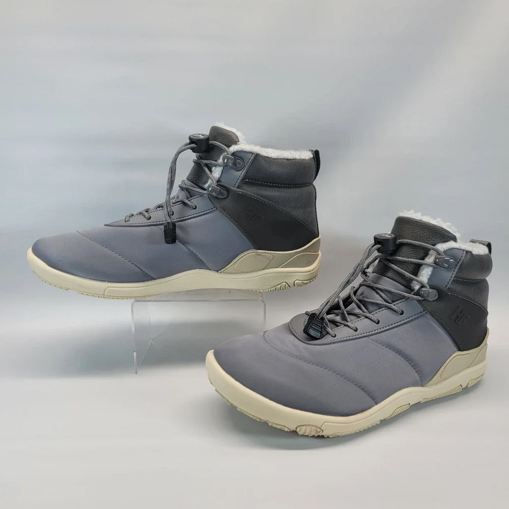 HF Azura Gray Waterproof Fur Lined Winter‎ Boots Women EUR 40 US 9